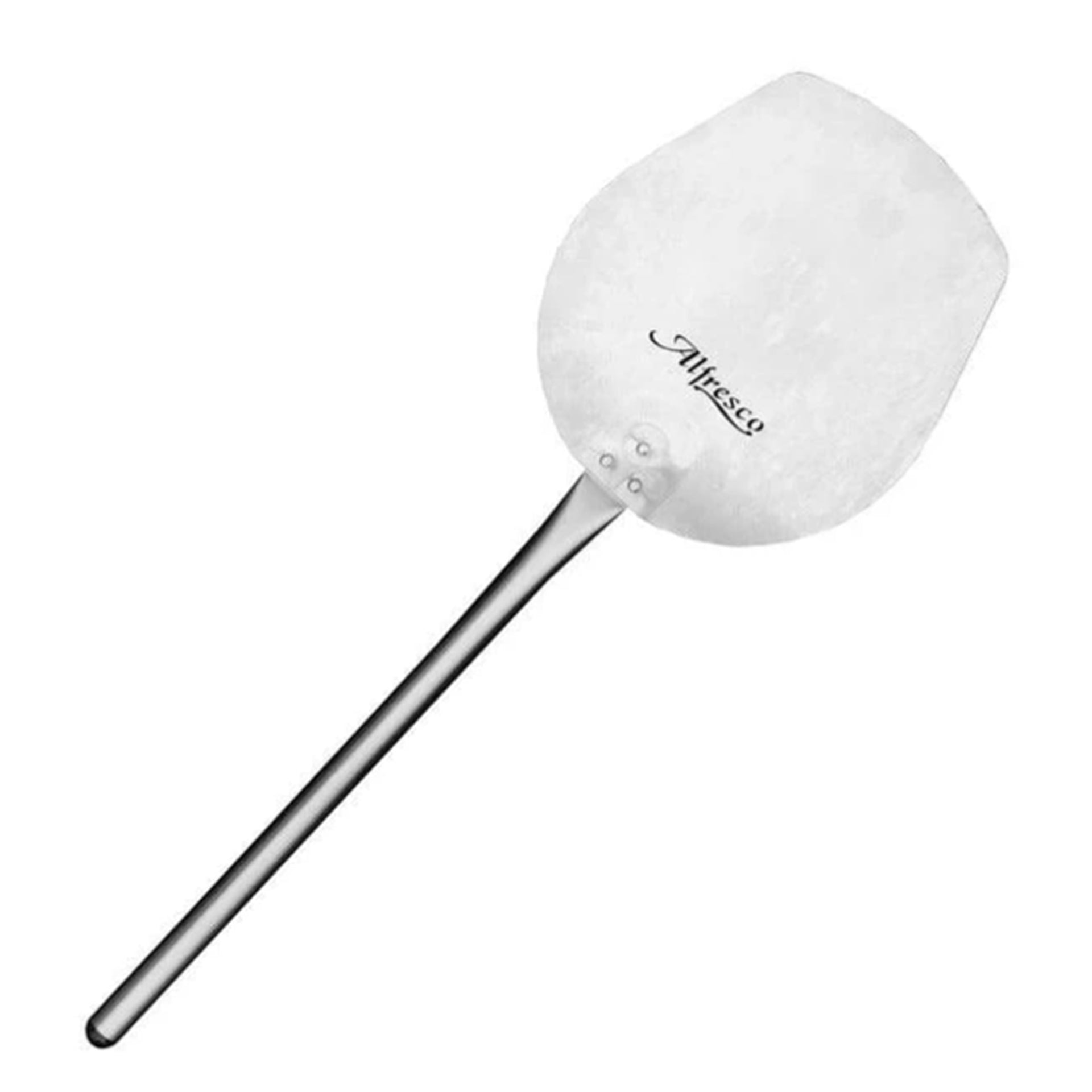 WPPO, LLC Pizza Oven Brush with Wooden Handle and Stainless Steel Scraper